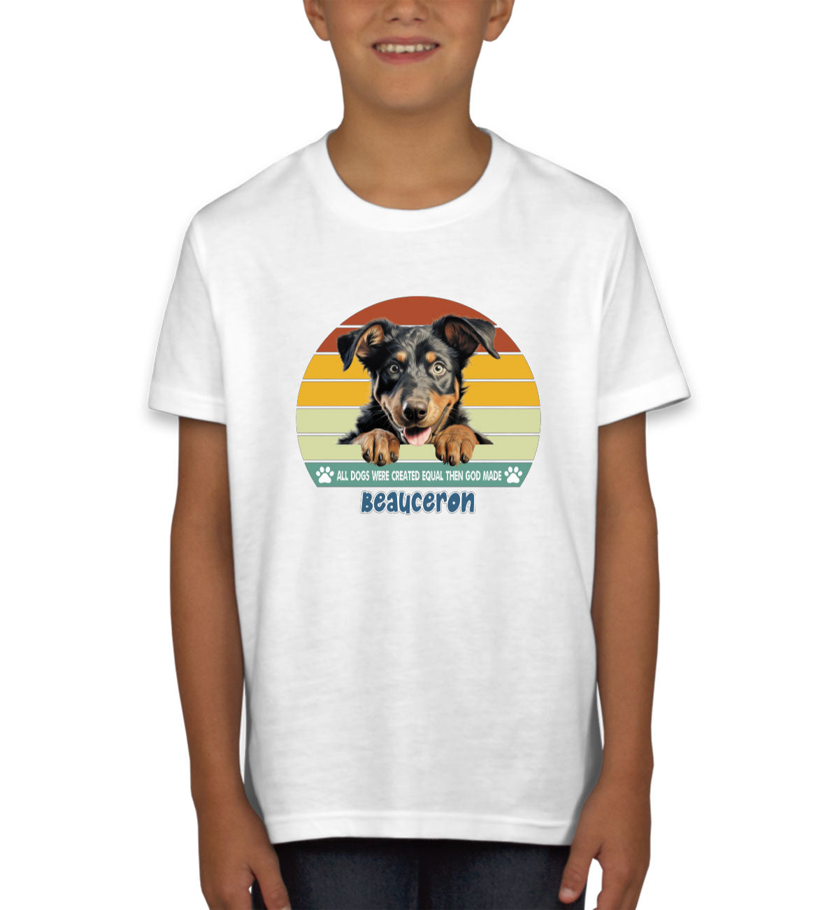 All Dogs Were Created Equal Beauceron Youth T-shirt