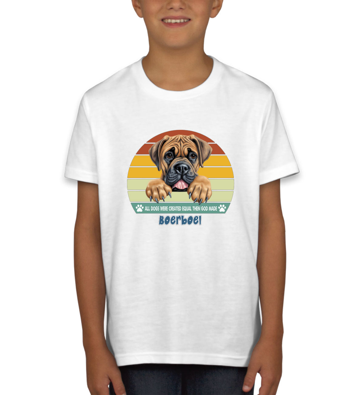 All Dogs Were Created Equal Boerboel Youth T-shirt