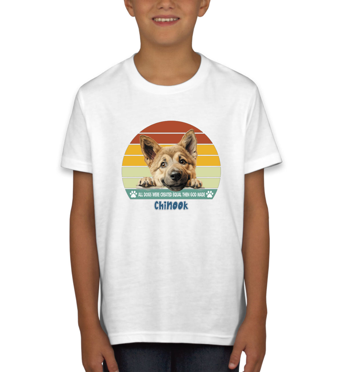 All Dogs Were Created Equal Chinook Youth T-shirt