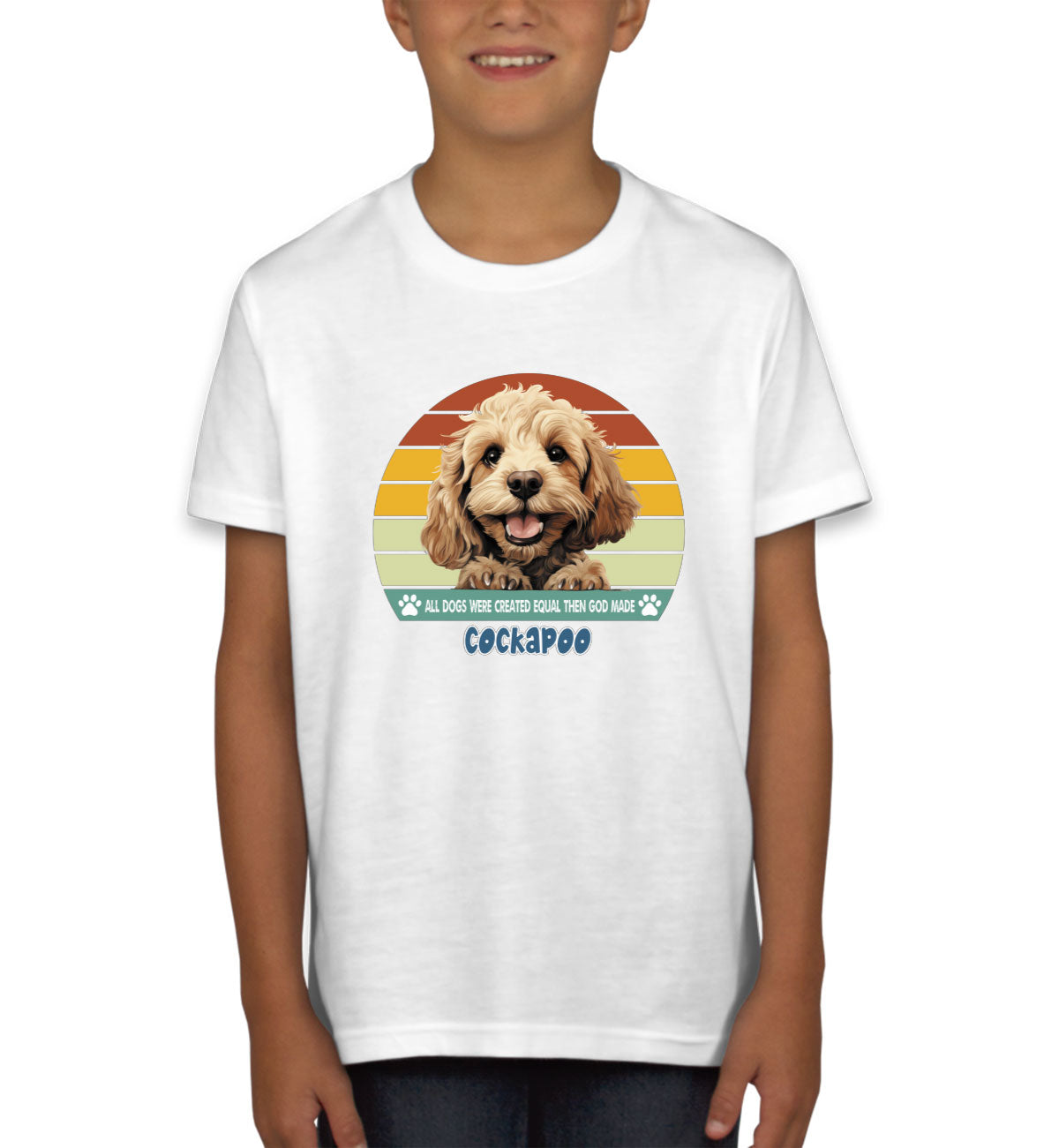 All Dogs Were Created Equal Cockapoo Youth T-shirt