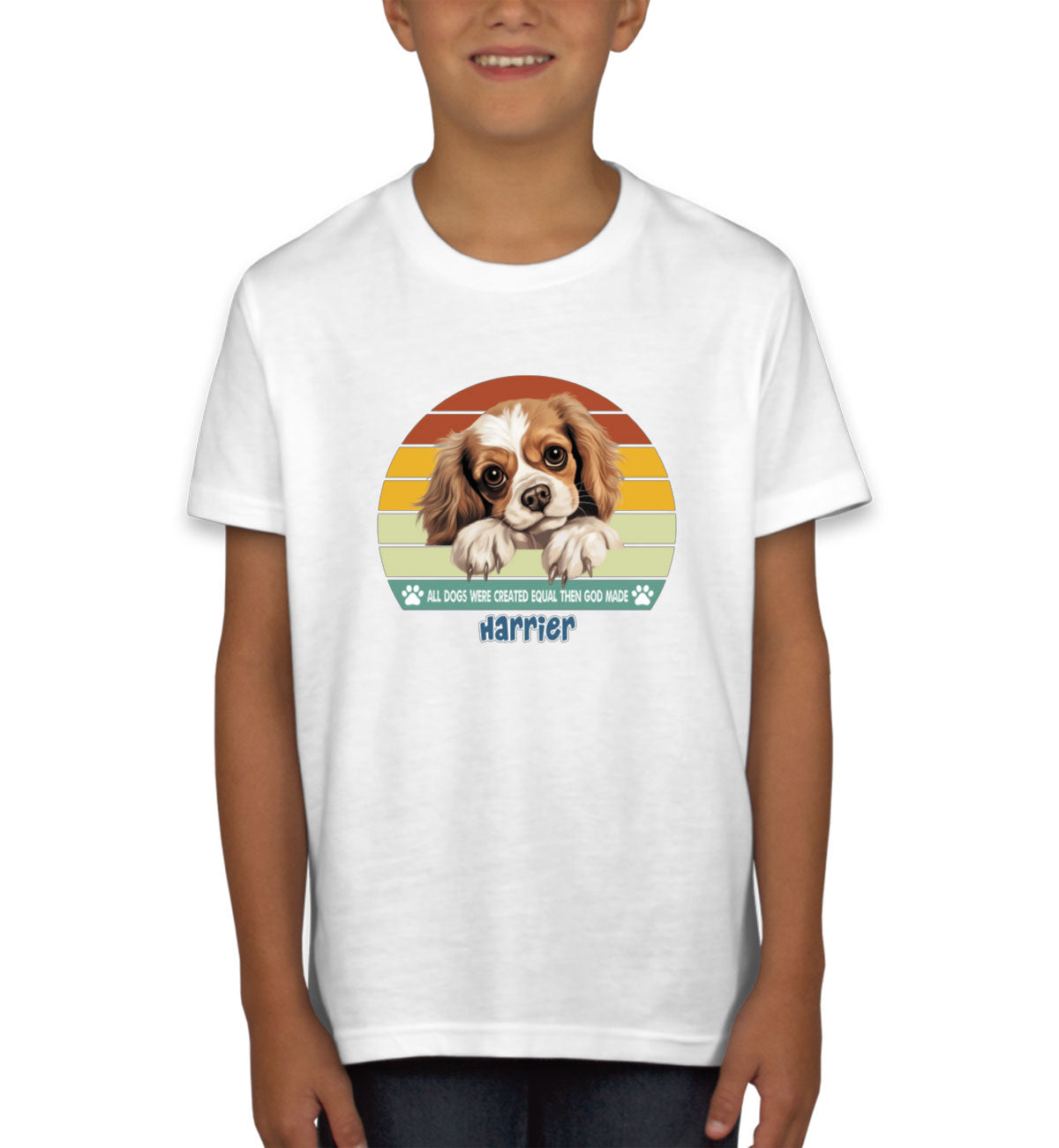 All Dogs Were Created Equal Harrier Youth T-shirt