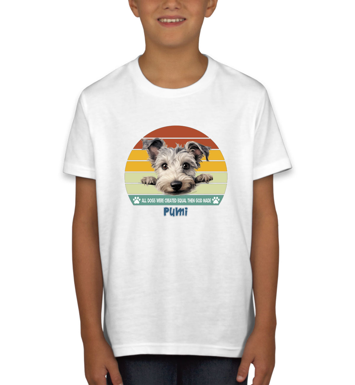All Dogs Were Created Equal Pumi Youth T-shirt