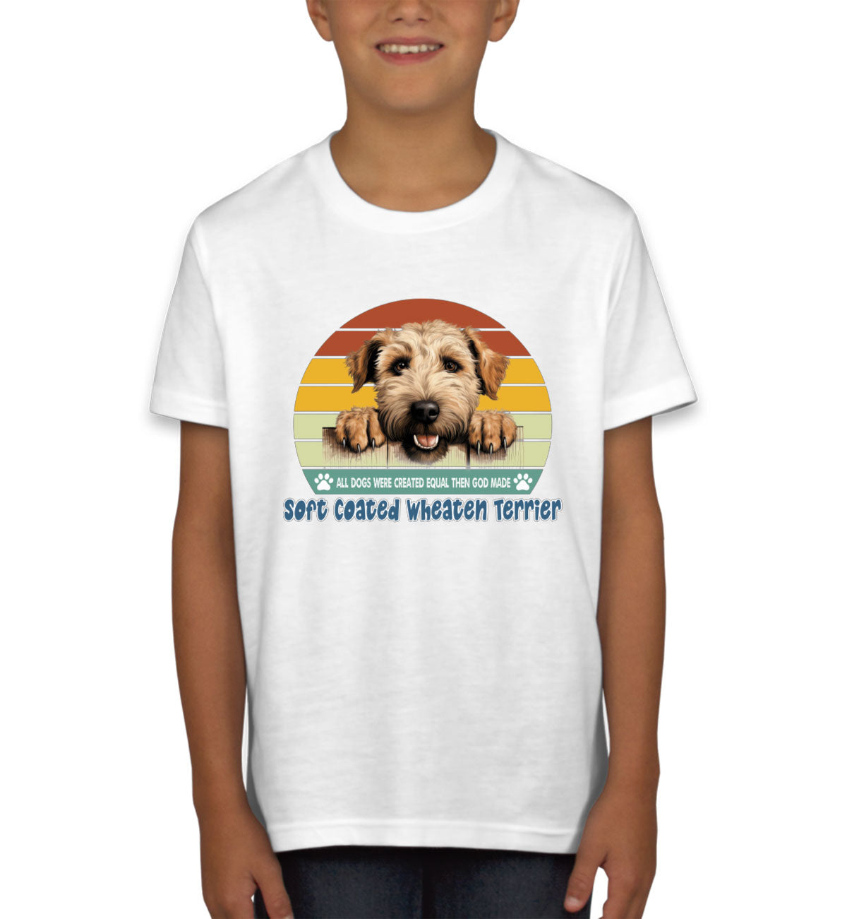 All Dogs Were Created Equal Soft Coated Wheaten Terrier Youth T-shirt