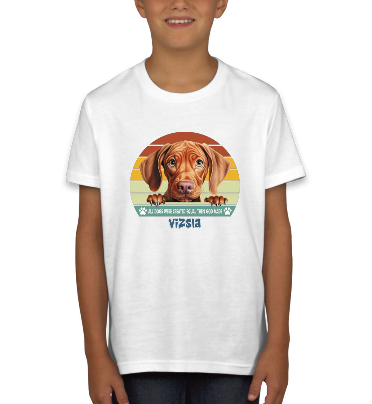 All Dogs Were Created Equal Vizsla Youth T-shirt