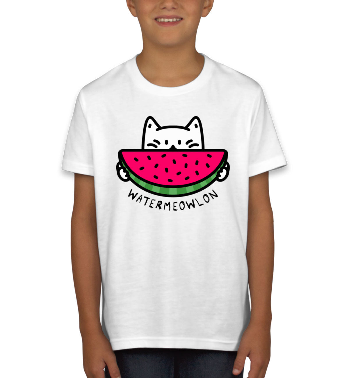 Watermeow Cat Youth T-shirt