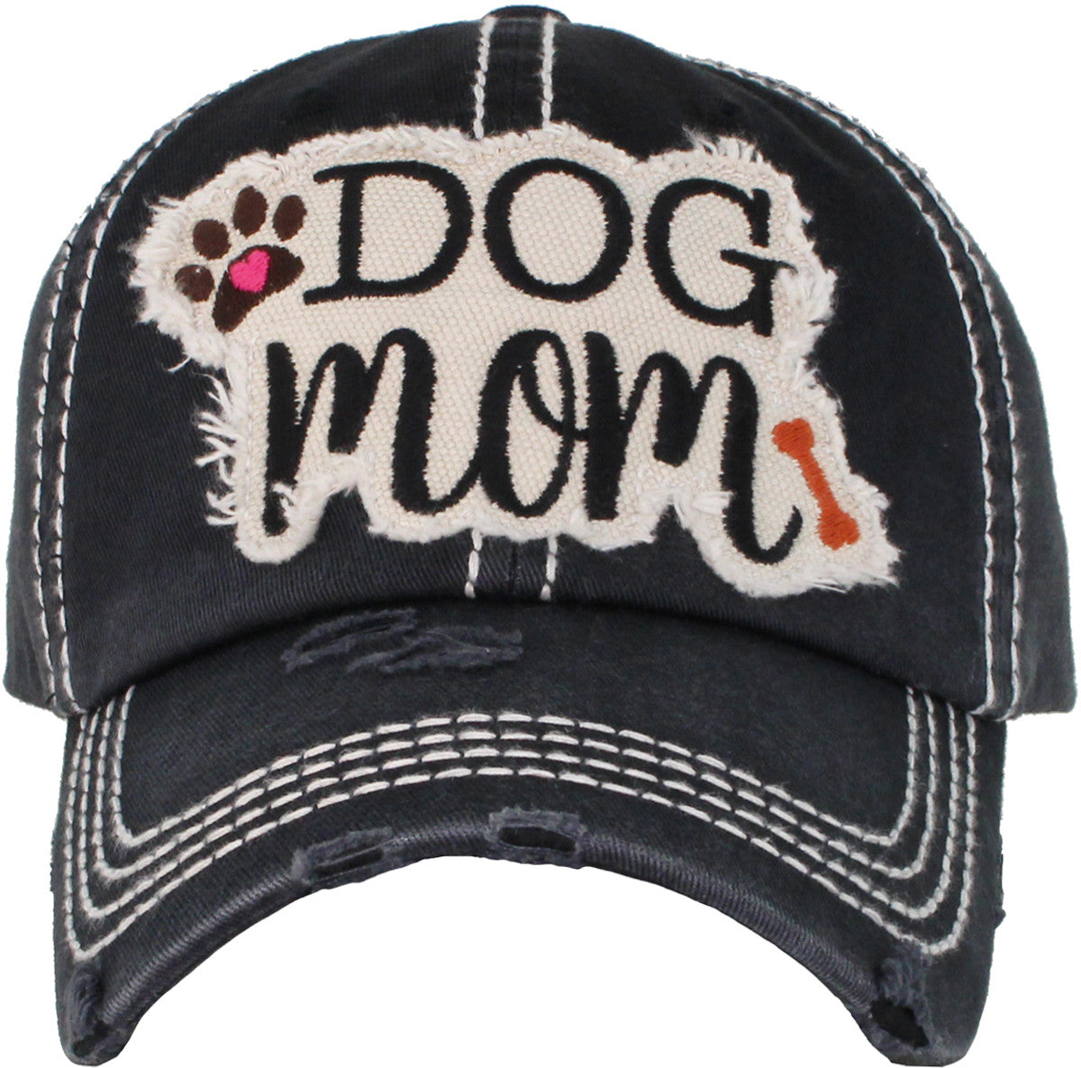 Dog Mom Vintage Baseball Cap