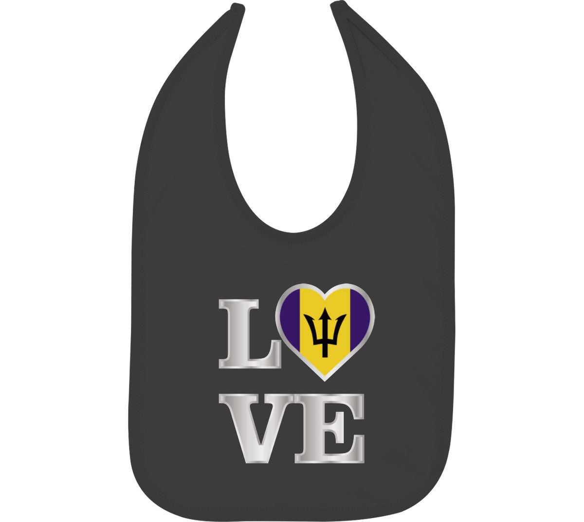 Barbados Love Baby Bib