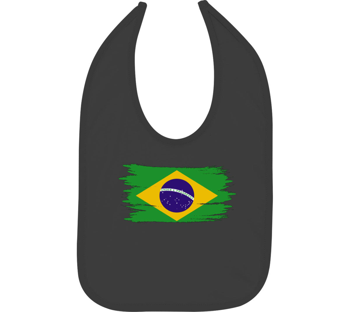 Brazil Flag Baby Bib