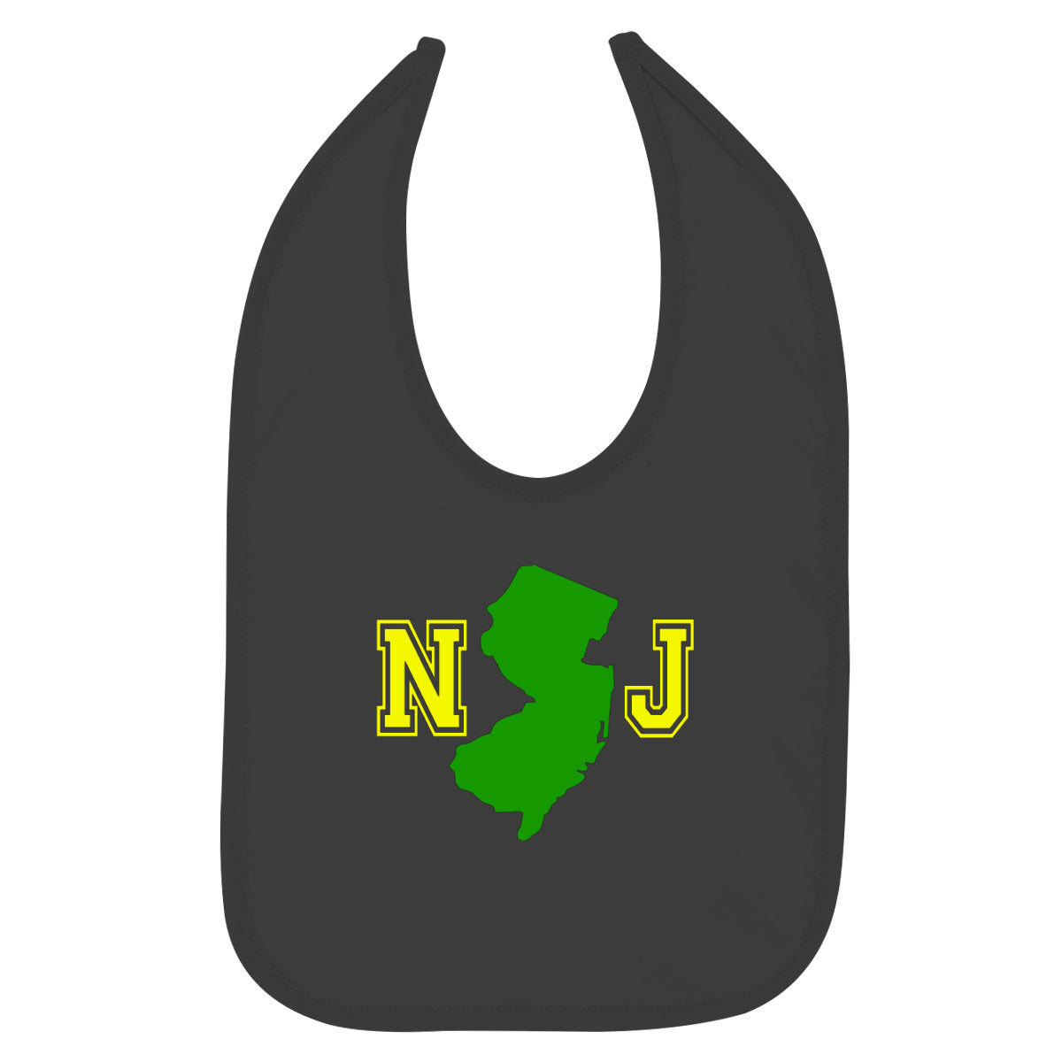 New Jersey NJ Map Baby Bib