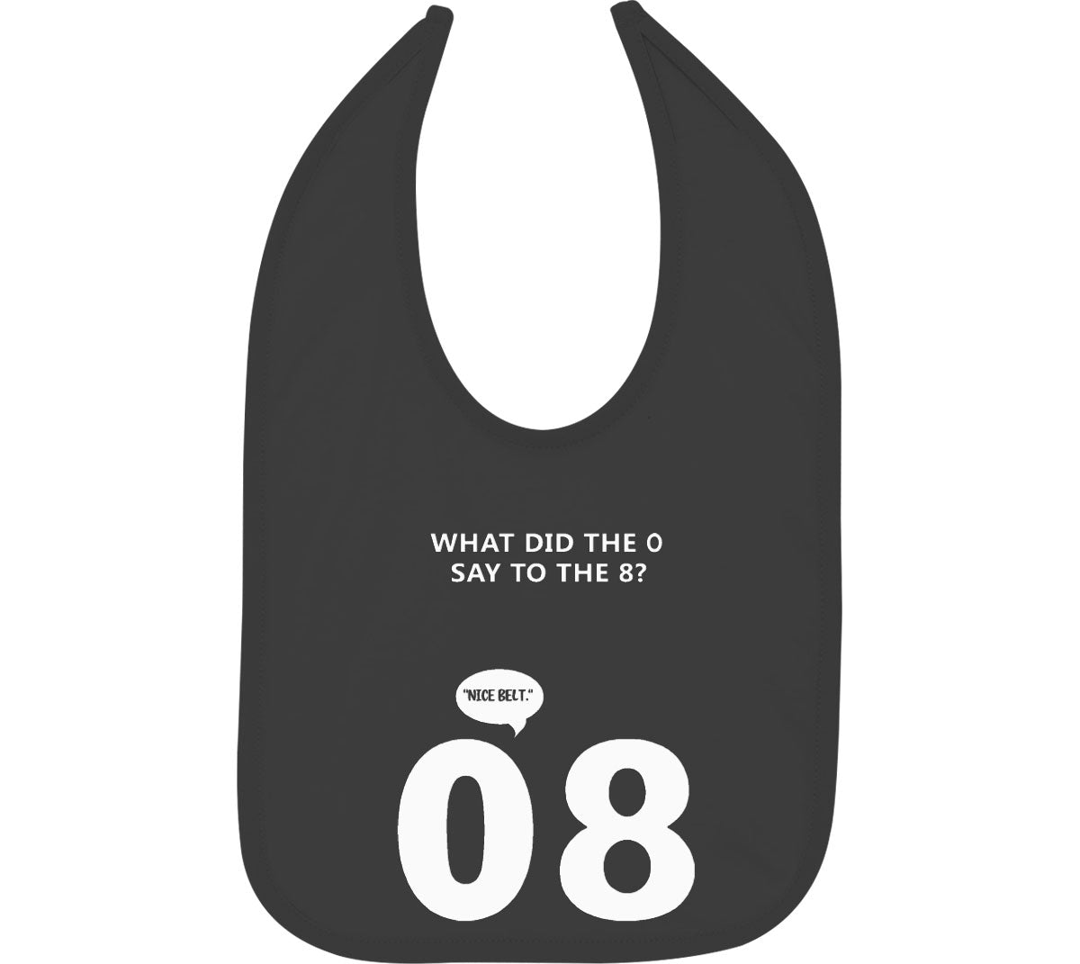 What Did The 0 Say To The 8? Baby Bib