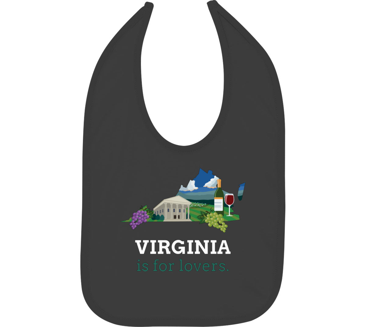 Virginia Is For Lovers Baby Bib