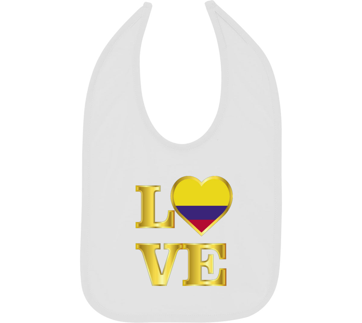 Colombia Love Baby Bib