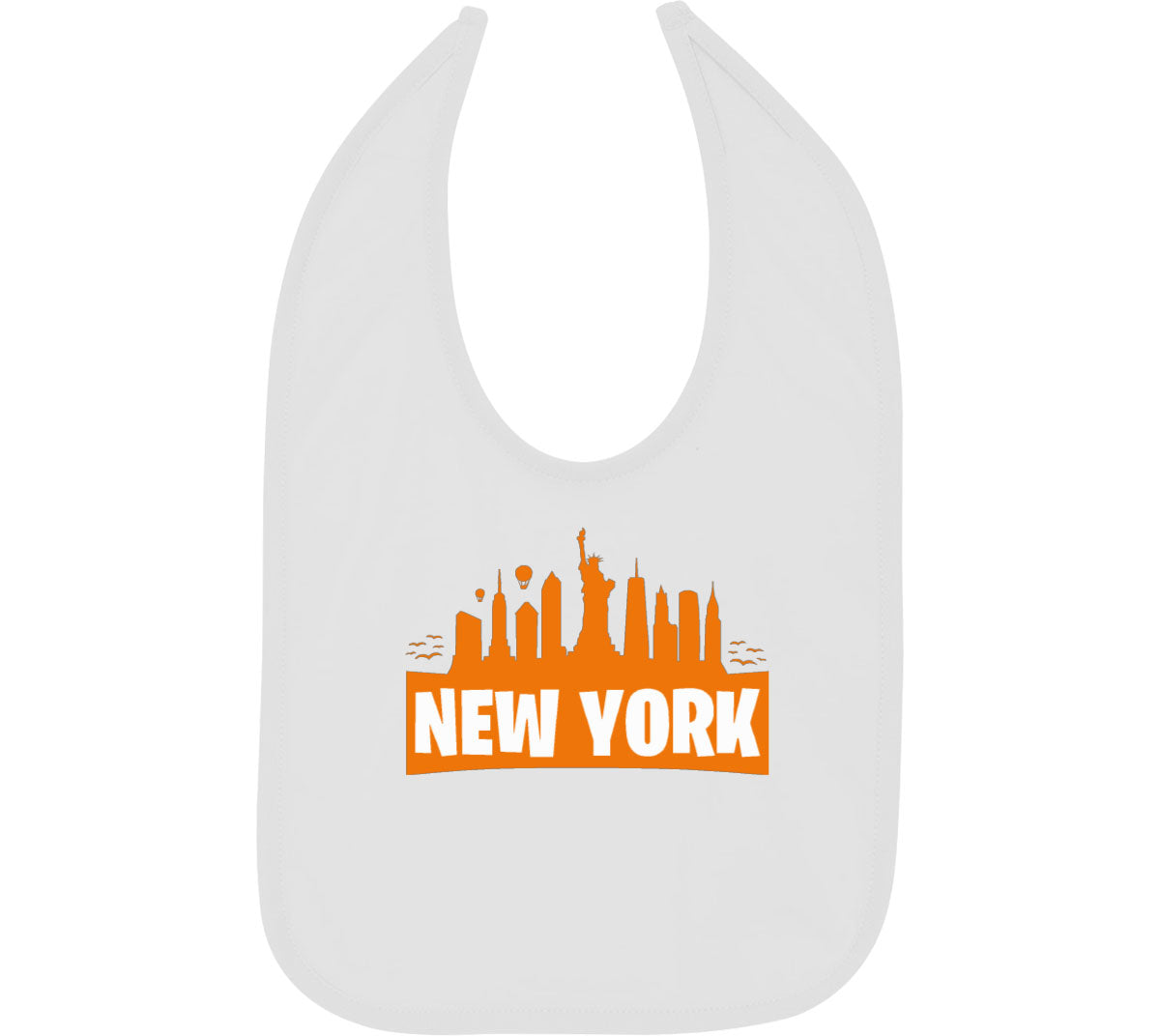 New York City Silhouette Baby Bib