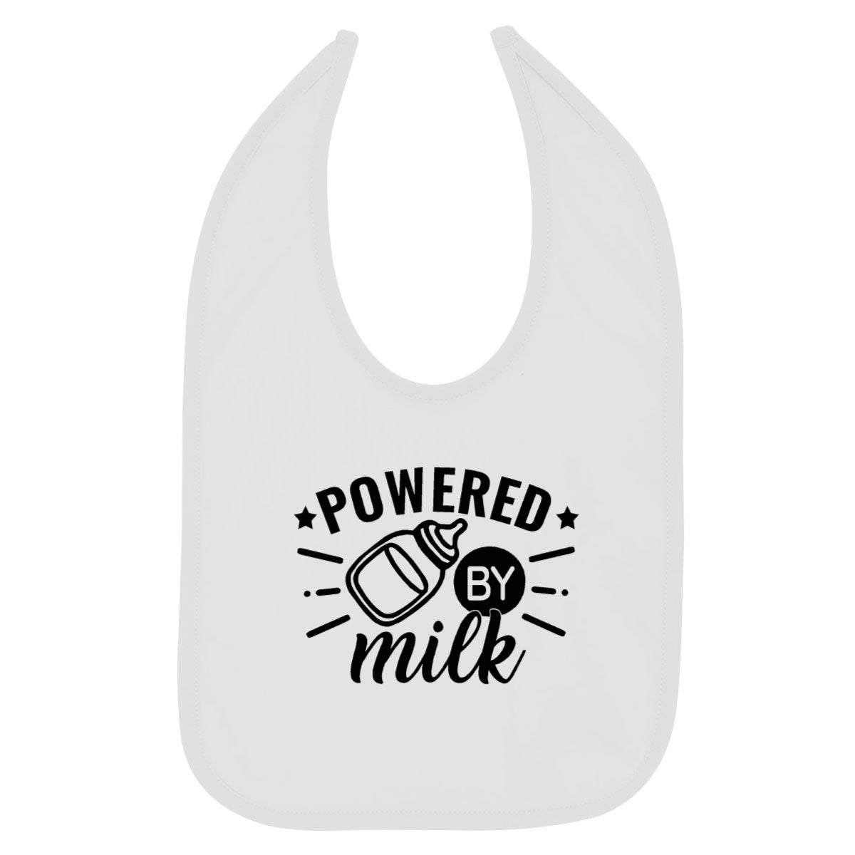 Powered By Milk Baby Bib