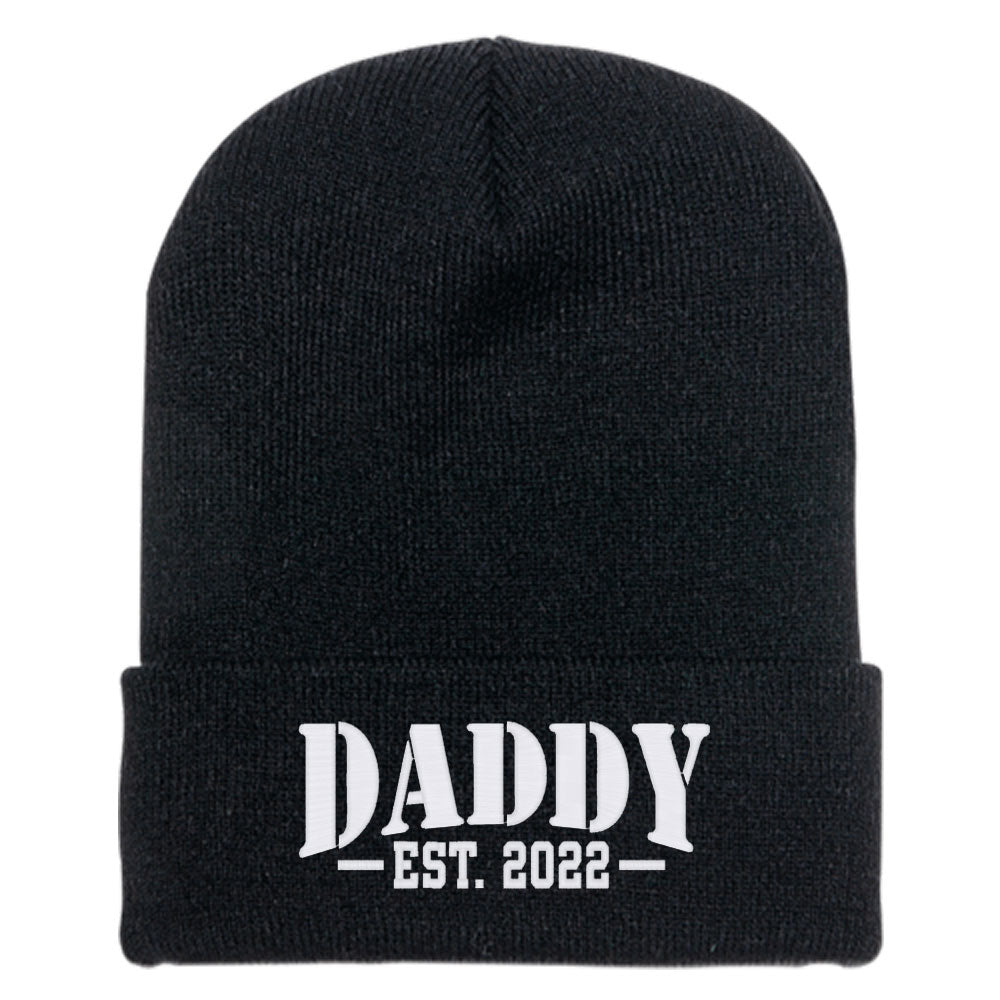 Daddy [Custom Year] Knit Beanie