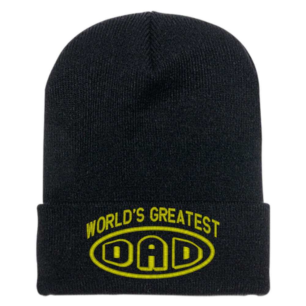 World's Greatest Dad Knit Beanie