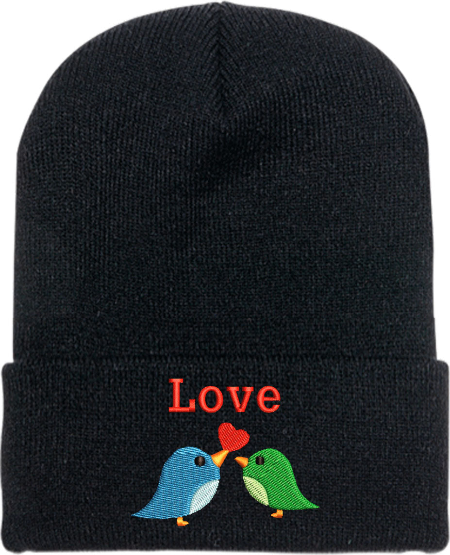 Love Birds Knit Beanie