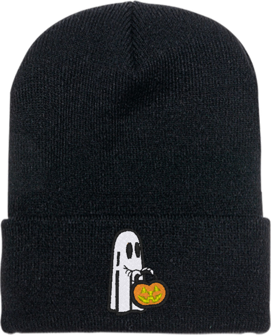 Cute Spooky Ghost Knit Beanie