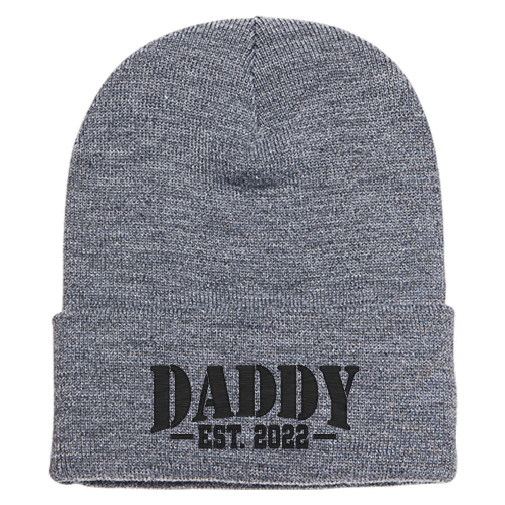 Daddy [Custom Year] Knit Beanie