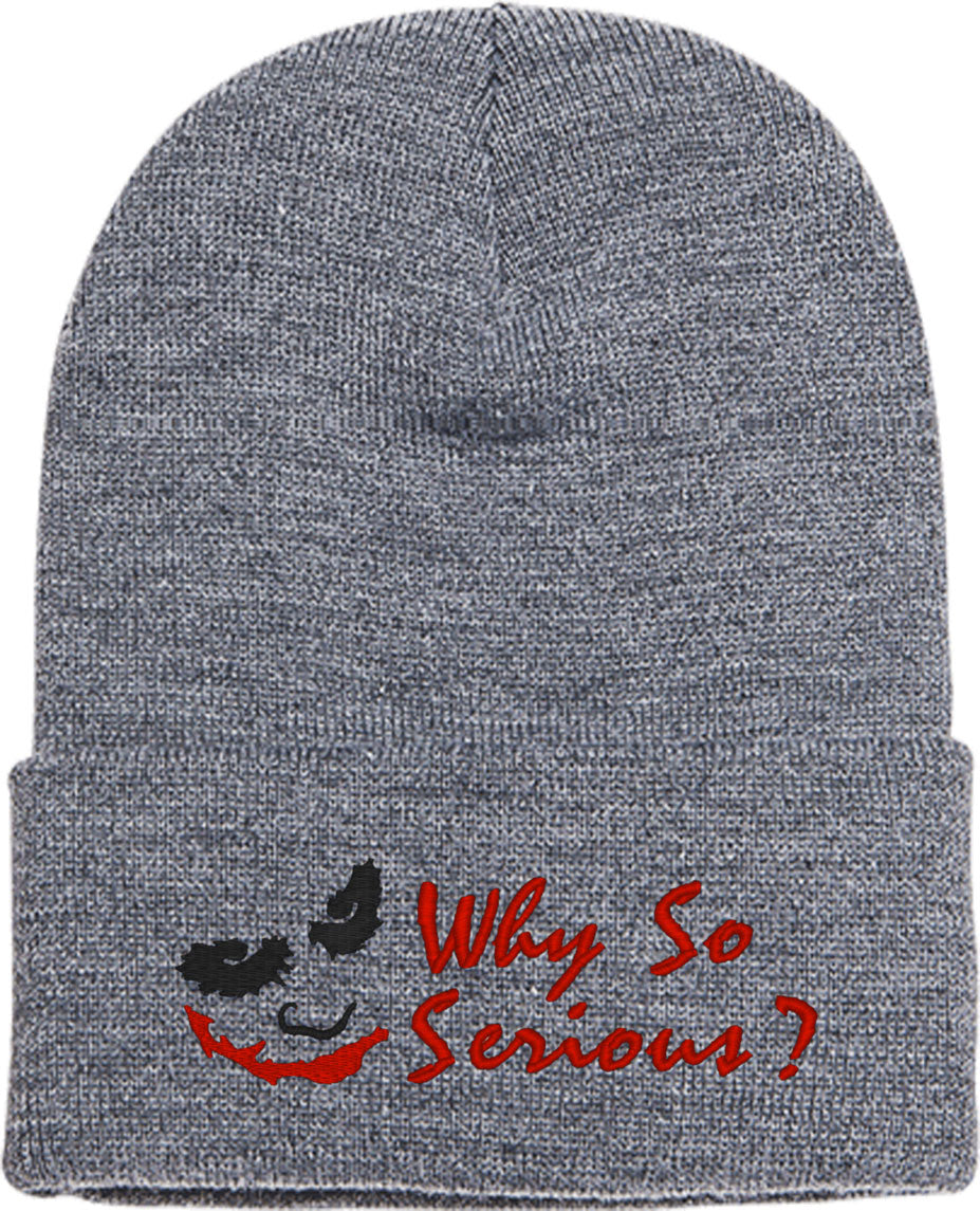 Joker Why So Serious? Dog Knit Beanie