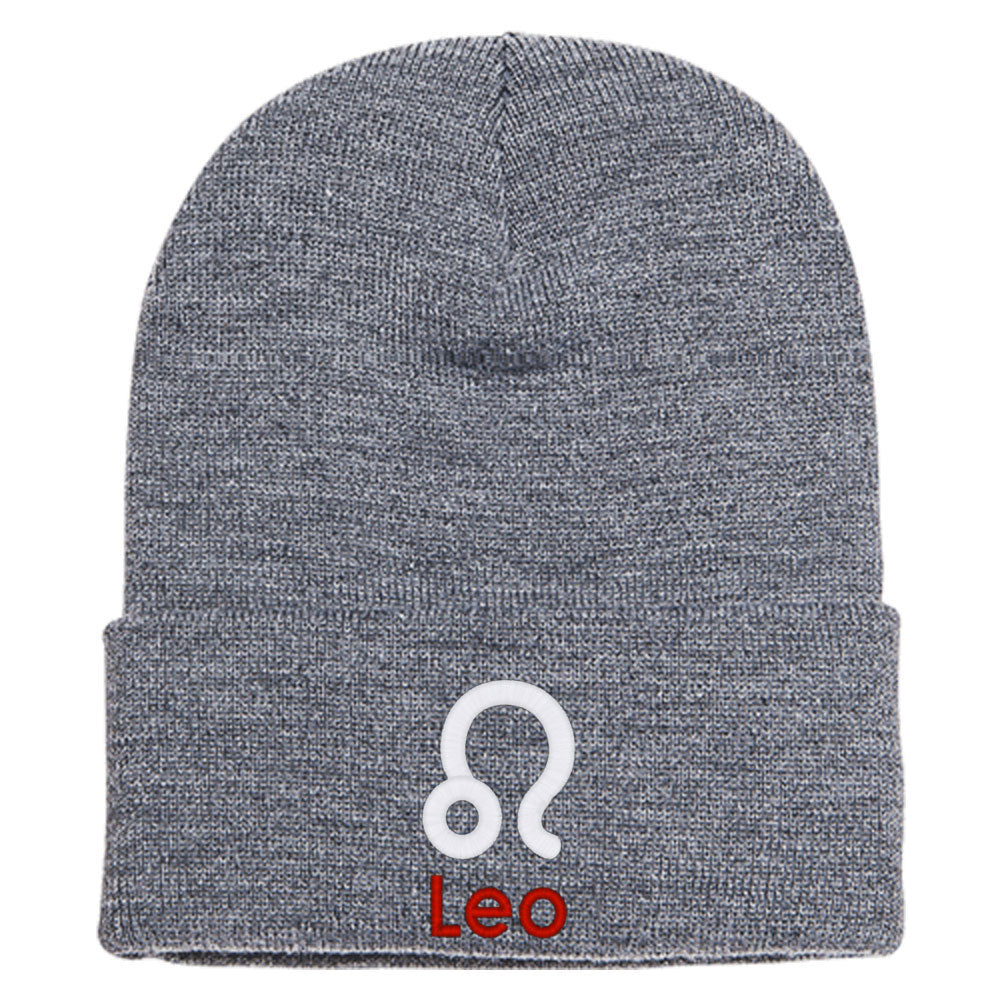 Leo Zodiac Sign Horoscope Astrology Knit Beanie