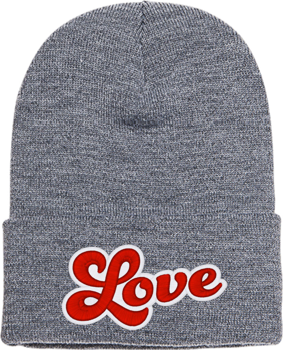 Love Valentine's Day Knit Beanie