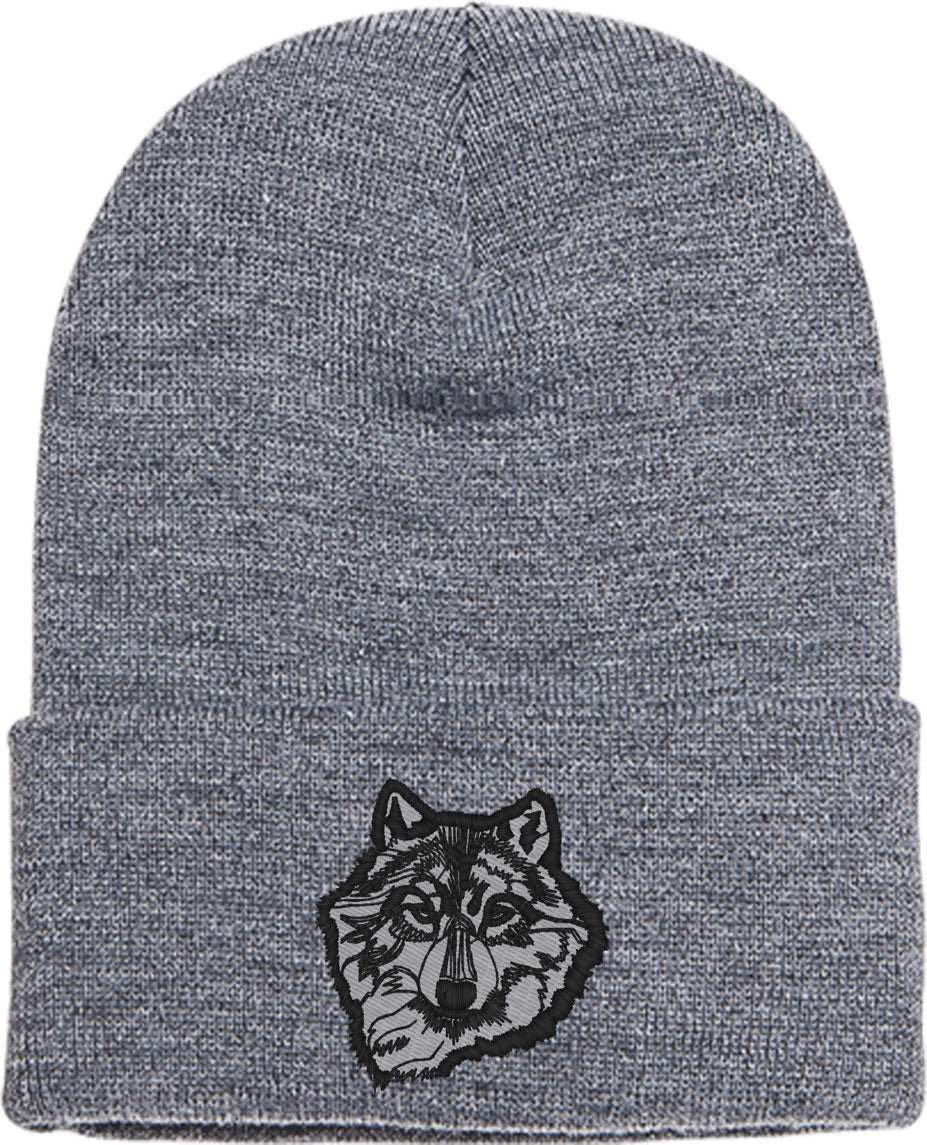 Timber Wolf Knit Beanie