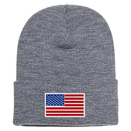 American Flag Knit Beanie