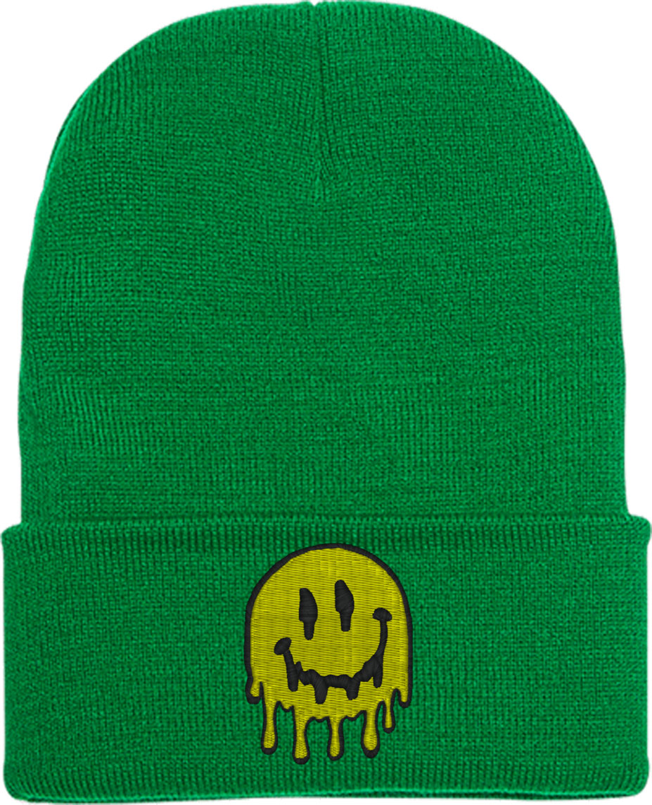 Drippy Face Knit Beanie