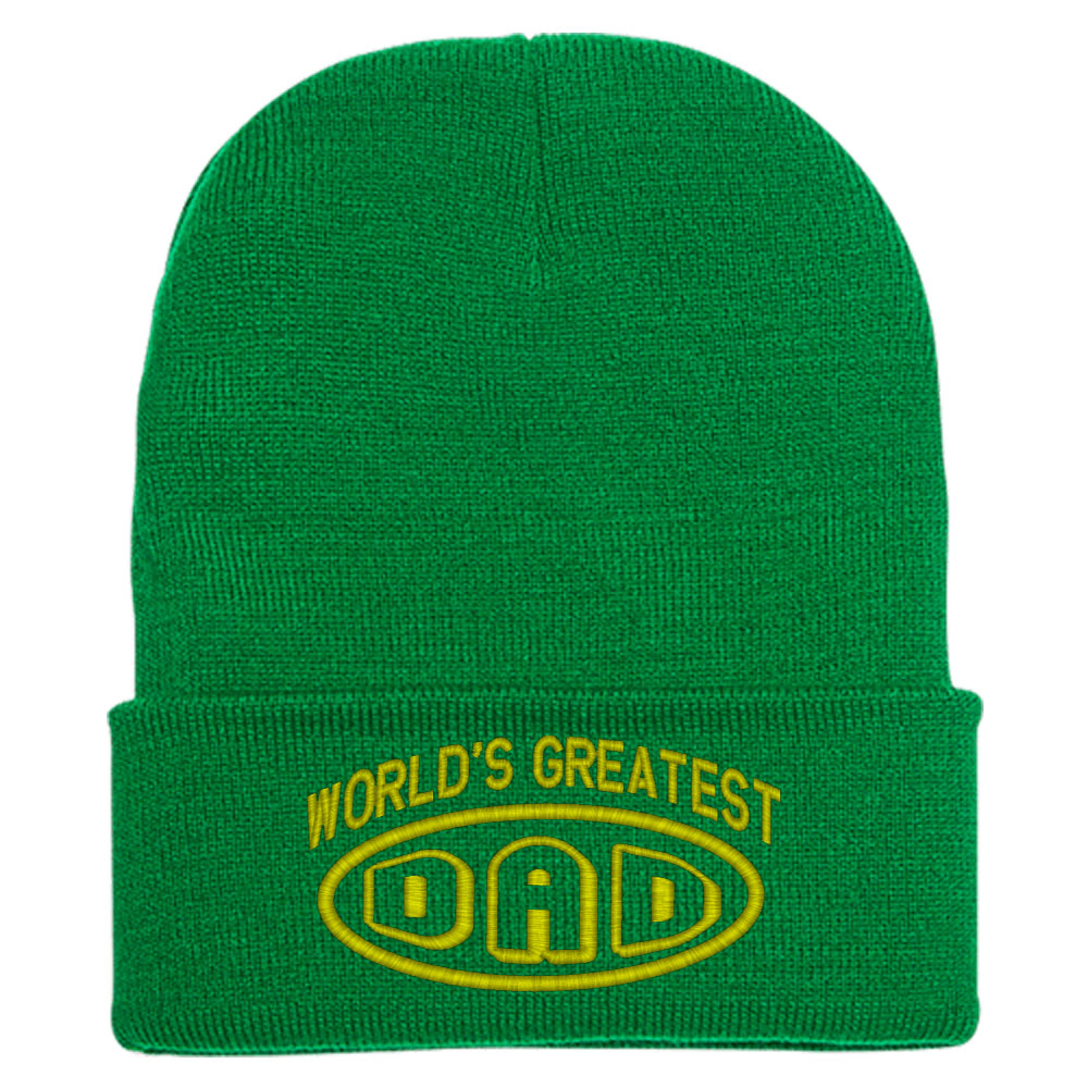 World's Greatest Dad Knit Beanie