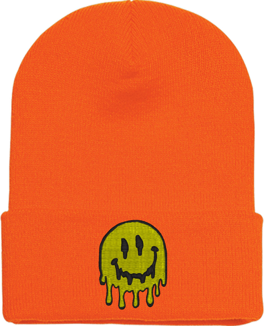 Drippy Face Knit Beanie