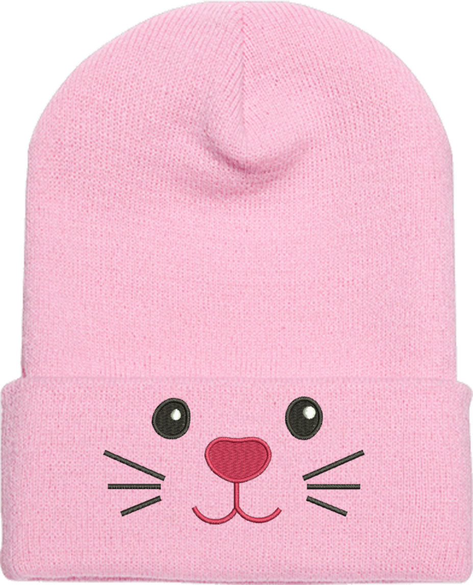 Bunny Face Knit Beanie