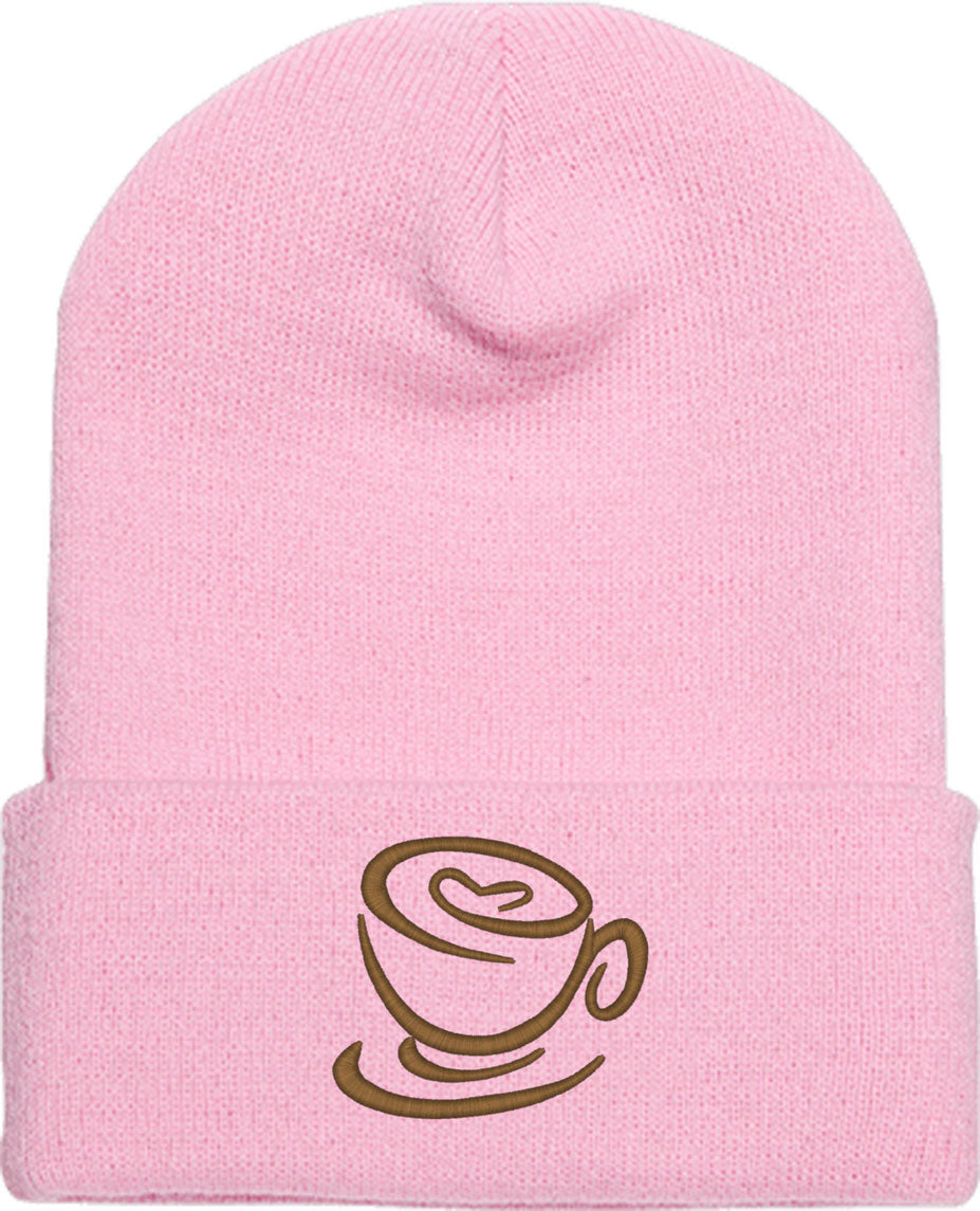 Coffee Cup Knit Beanie