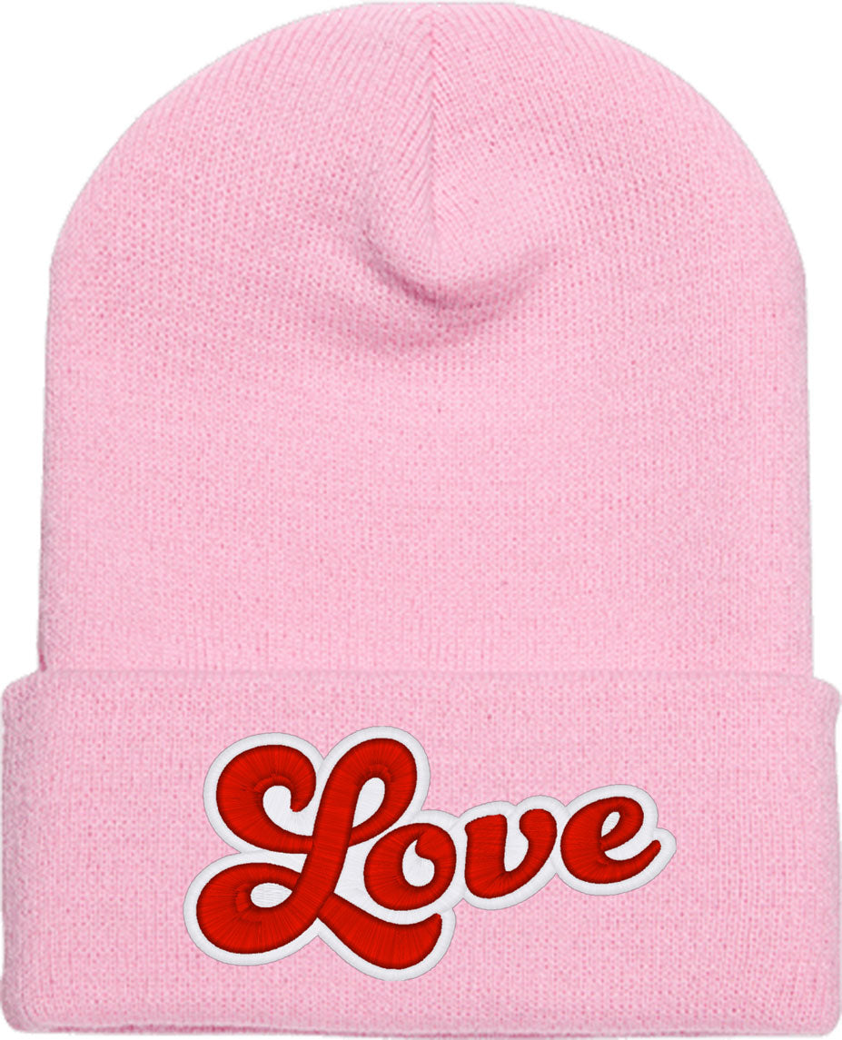 Love Valentine's Day Knit Beanie