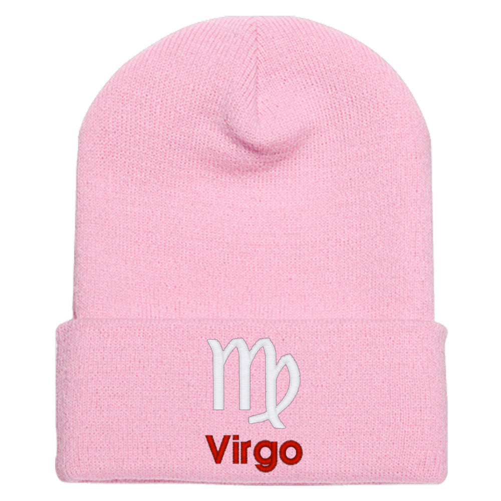 Virgo Zodiac Sign Horoscope Astrology Knit Beanie