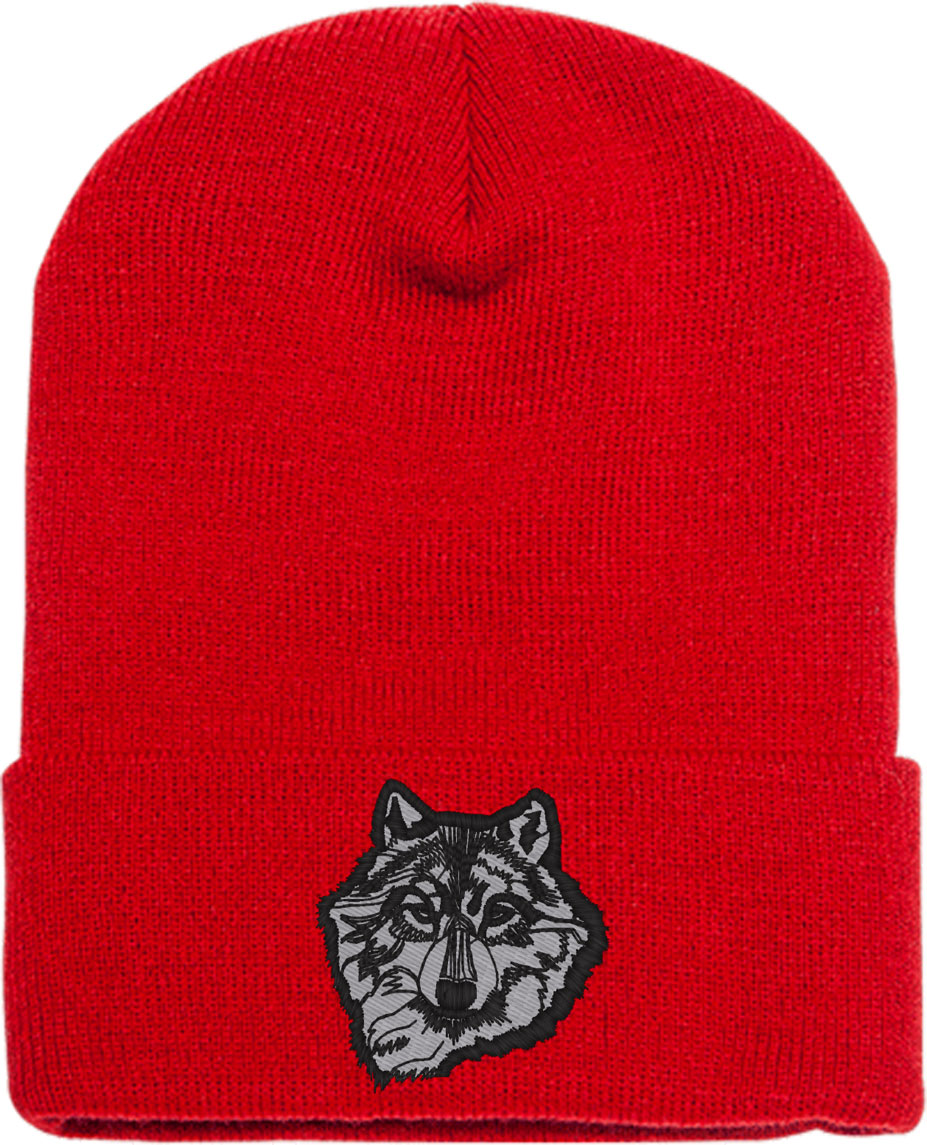 Timber Wolf Knit Beanie