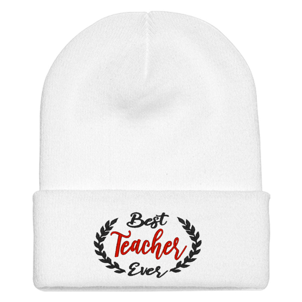 Best Teacher Ever Knit Beanie