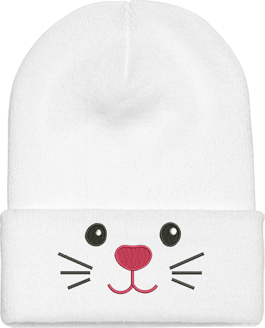 Bunny Face Knit Beanie