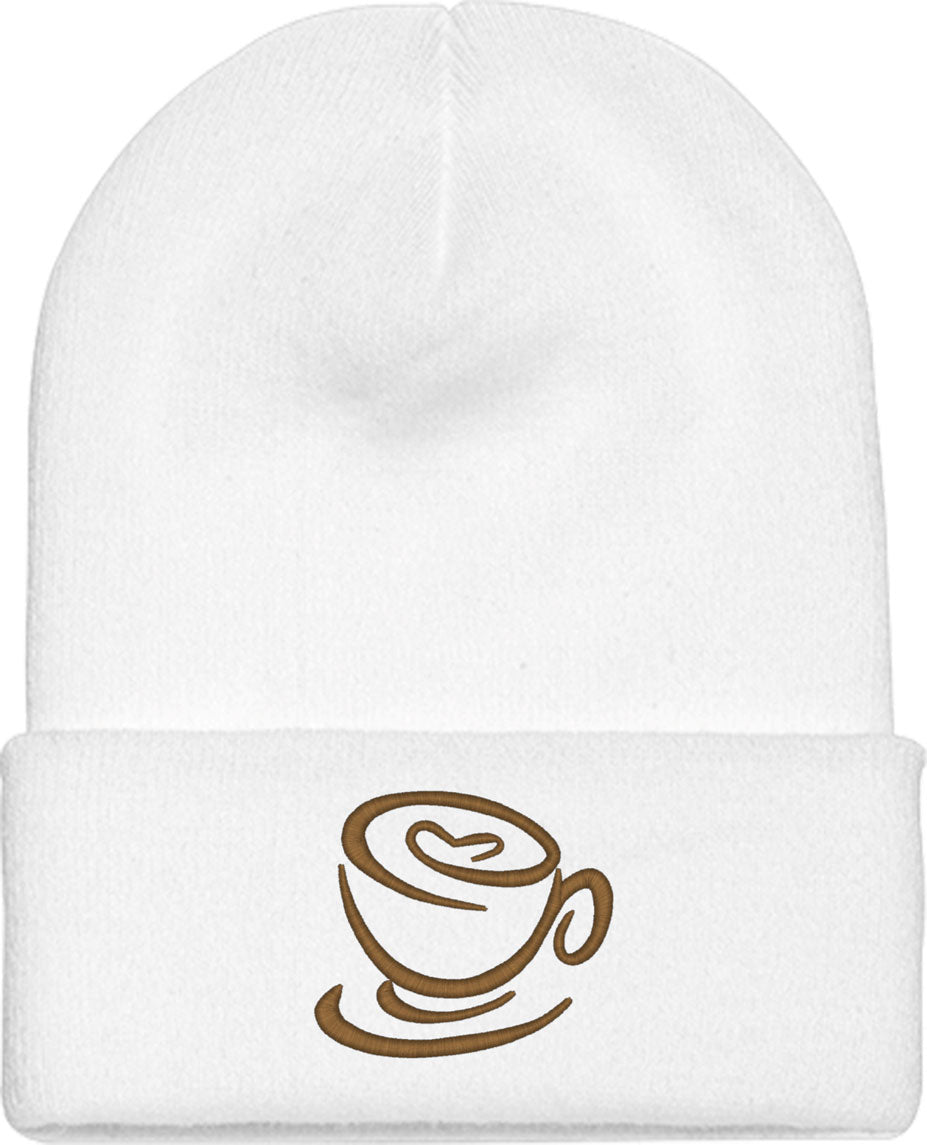 Coffee Cup Knit Beanie