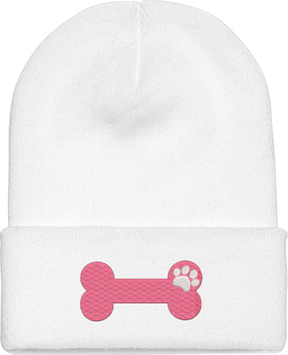 Dog Bone Knit Beanie