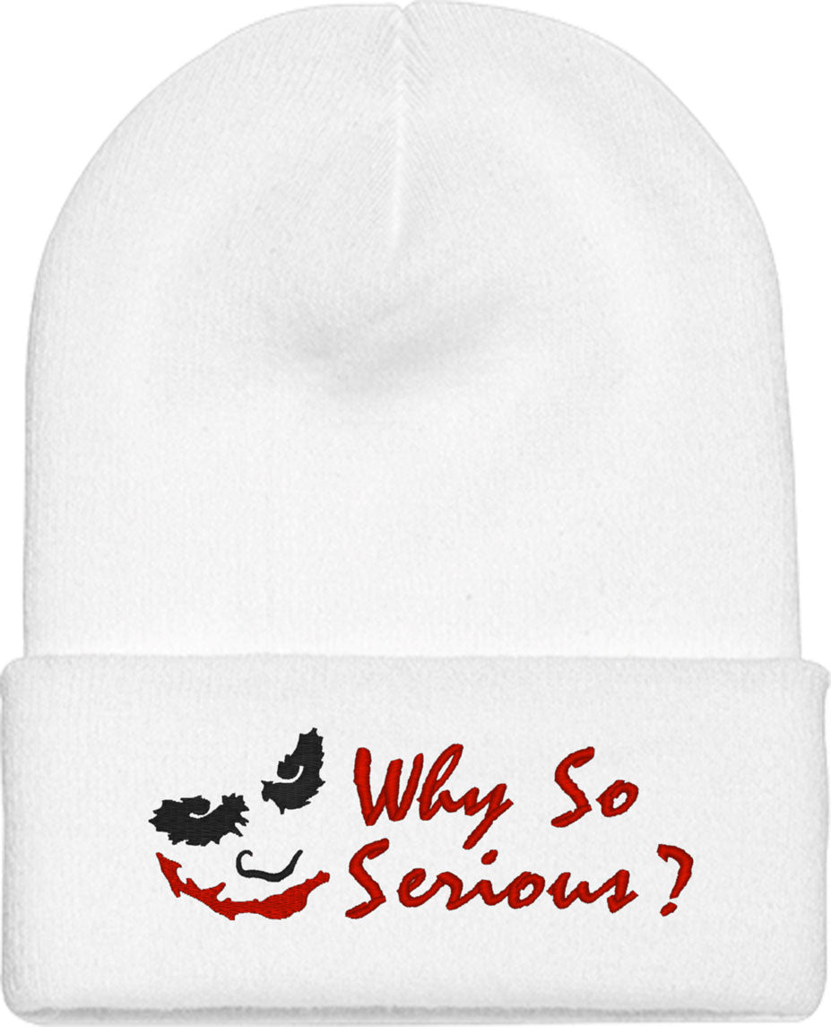 Joker Why So Serious? Dog Knit Beanie