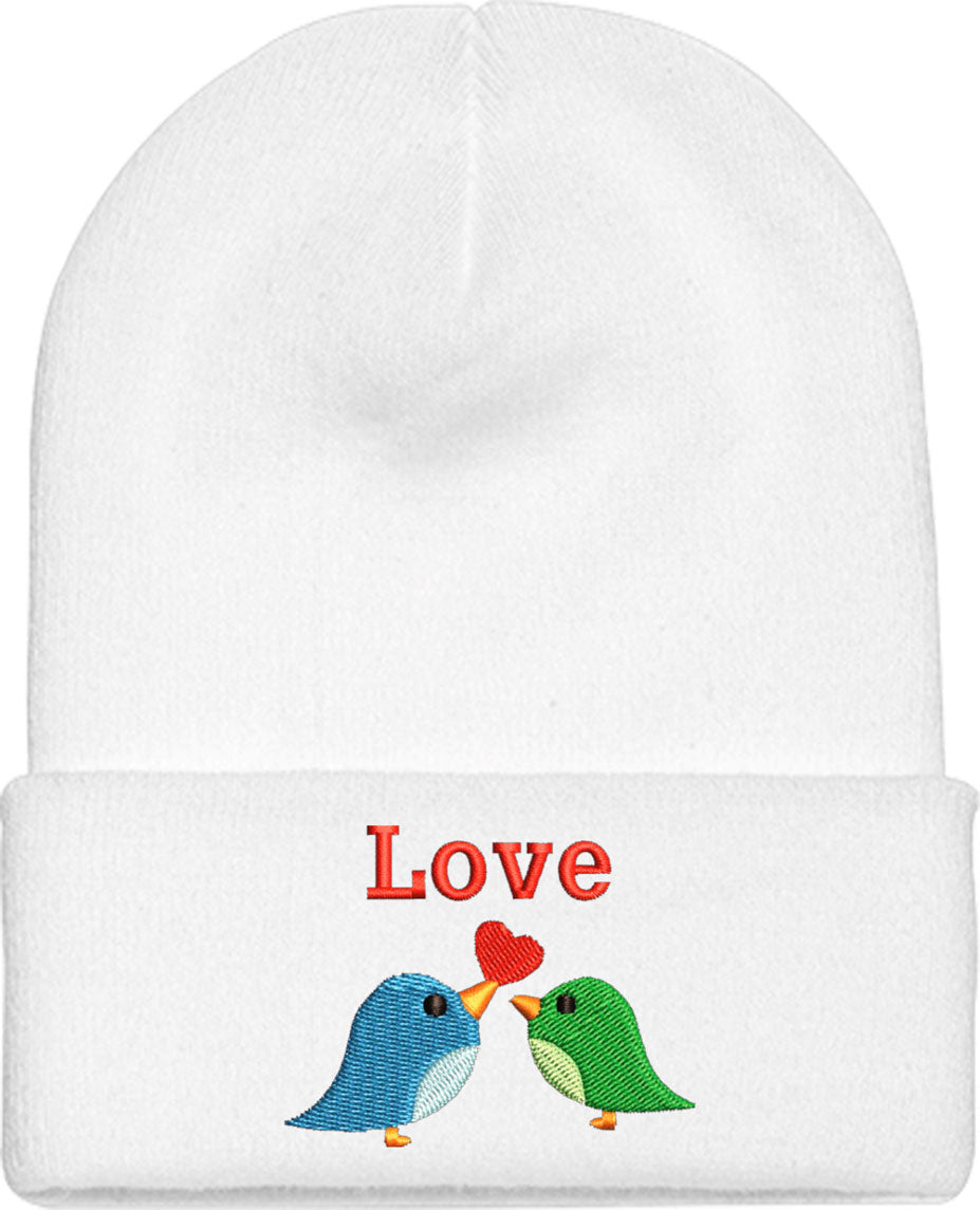 Love Birds Knit Beanie