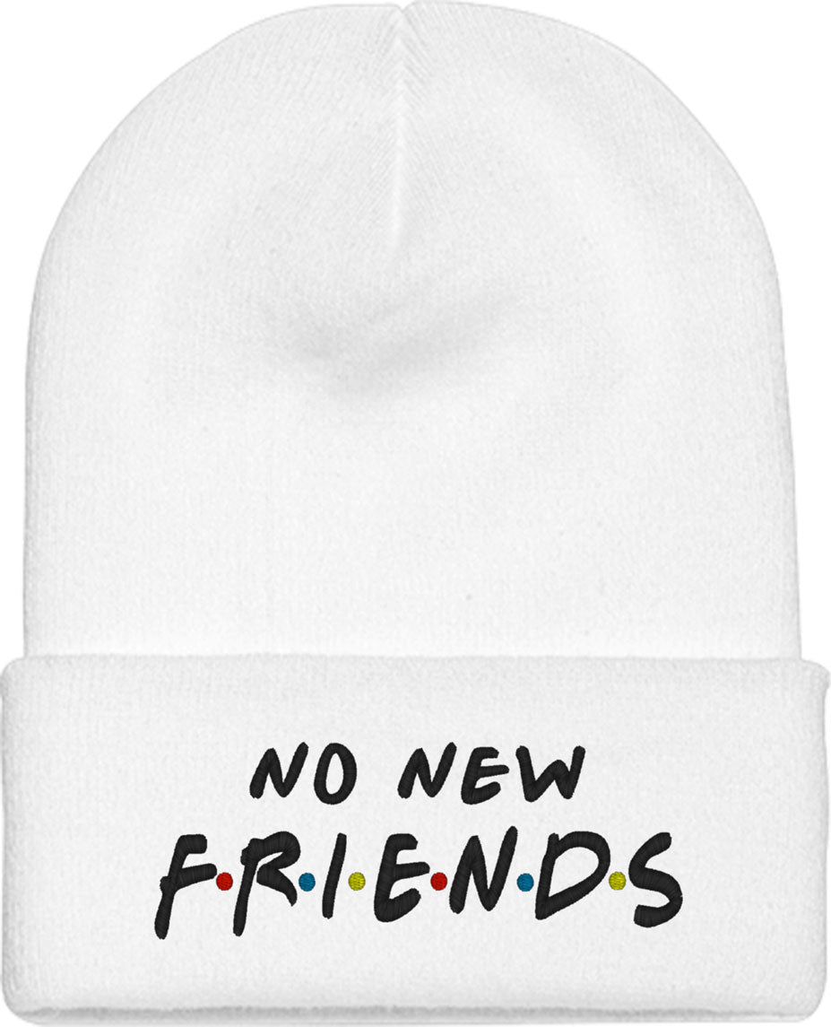 No New Friends Knit Beanie