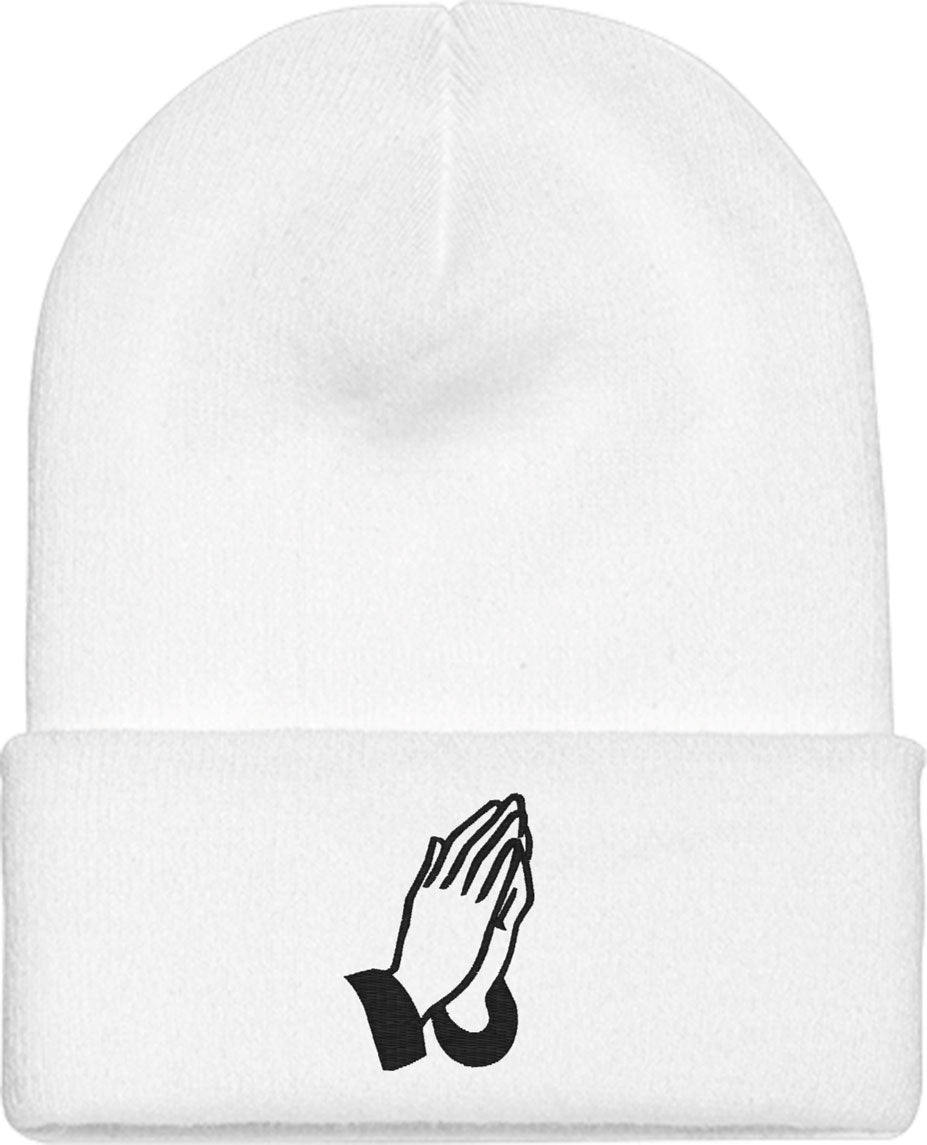 Praying Hands Knit Beanie