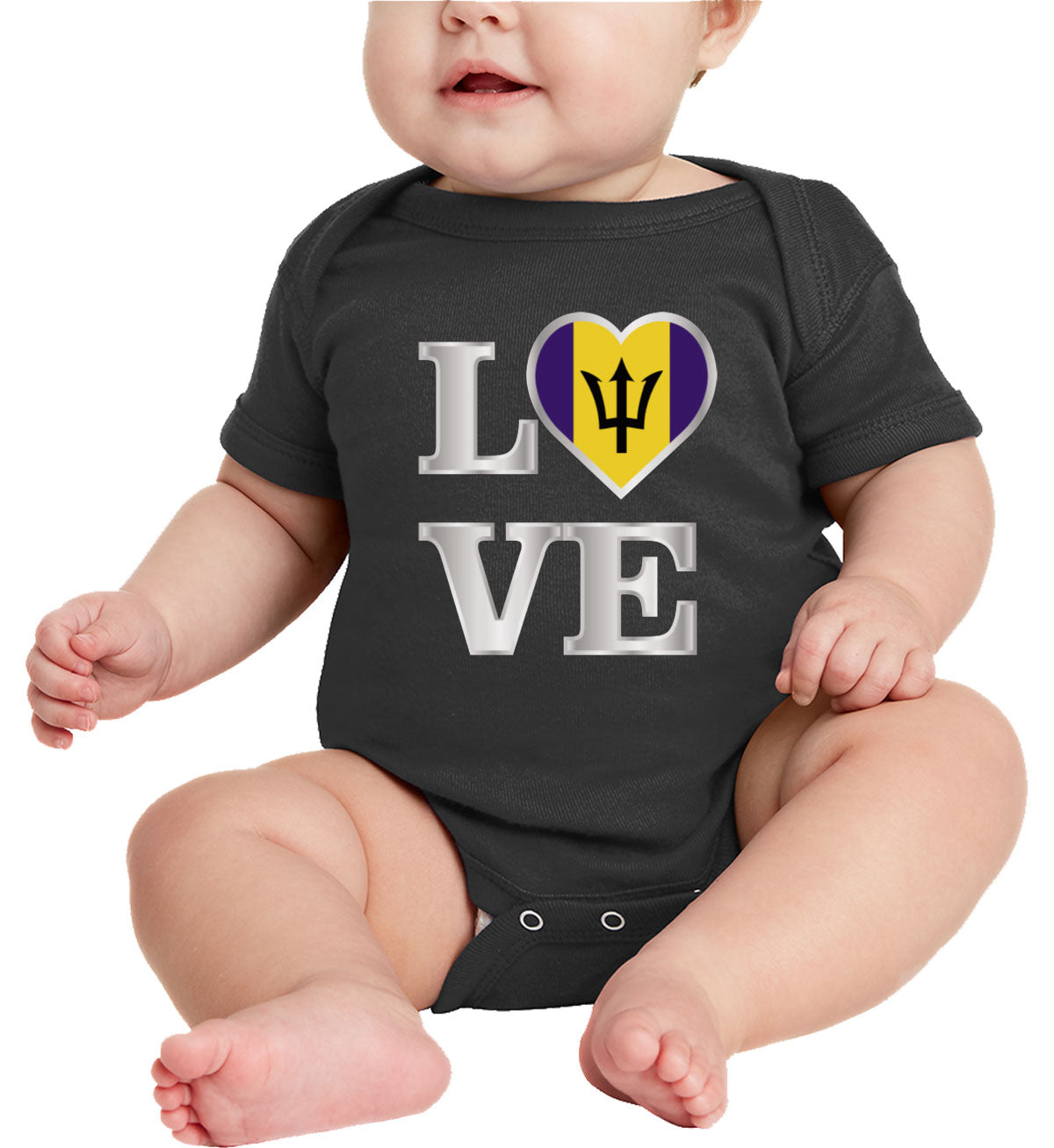 Barbados Love Baby Onesie