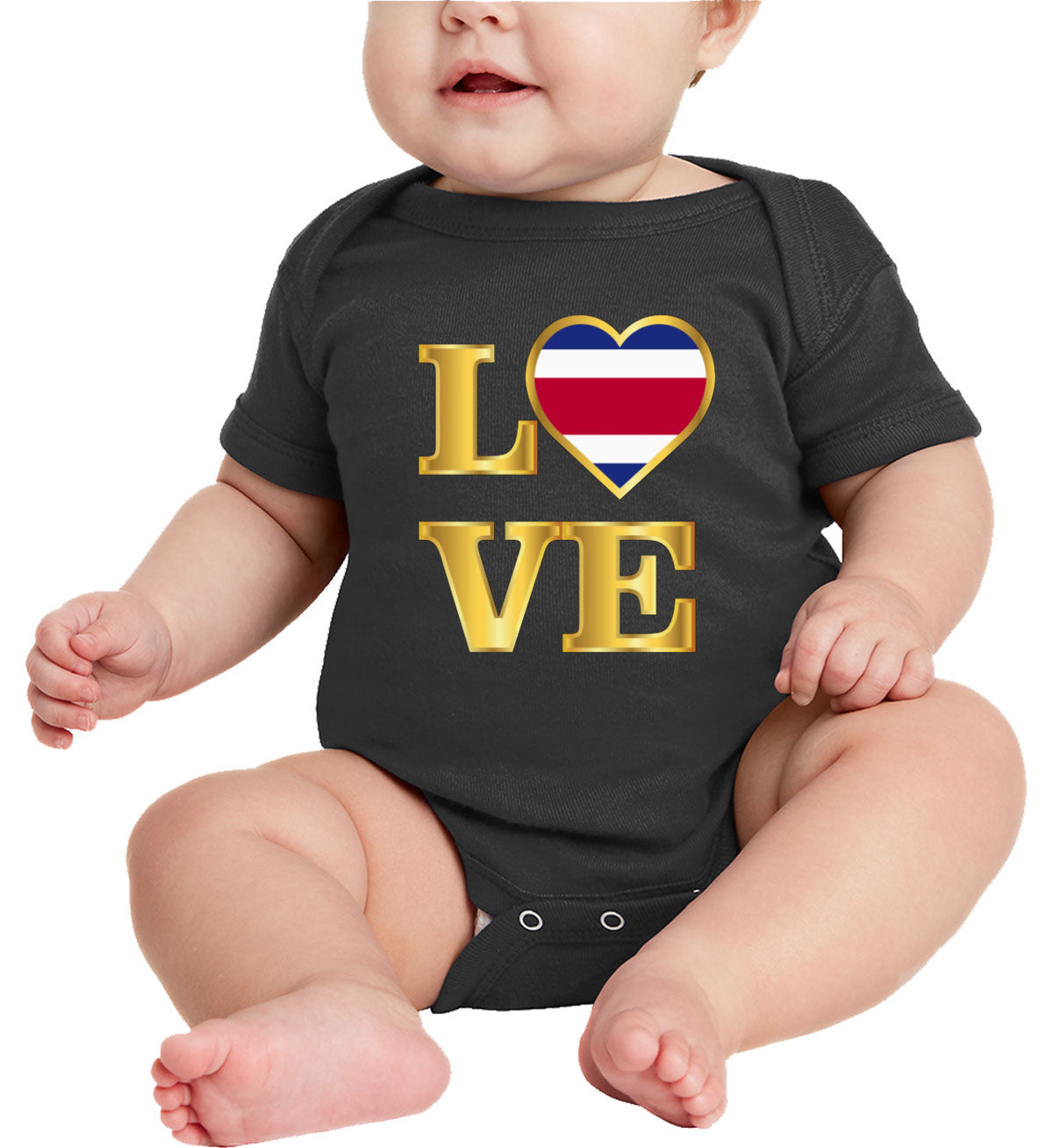 Costa Rica Love Baby Onesie