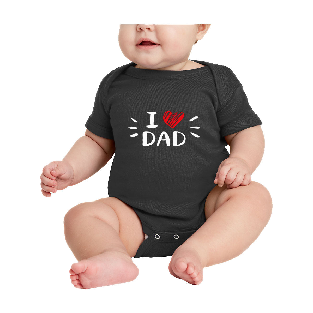 I Love Dad Baby Onesie