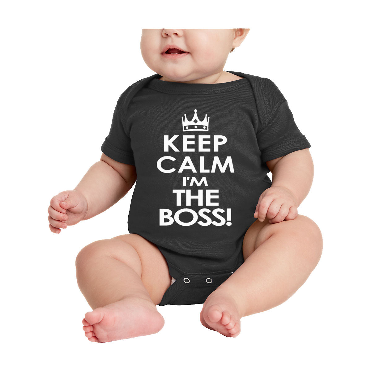 Keep Calm I'm The Boss Baby Onesie