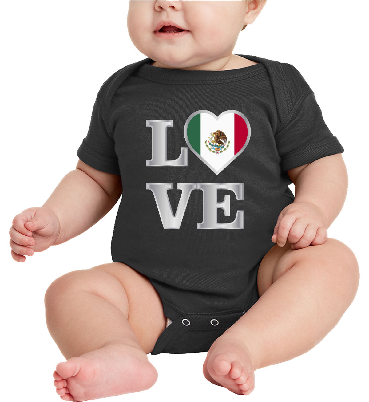 Mexico Love Baby Onesie