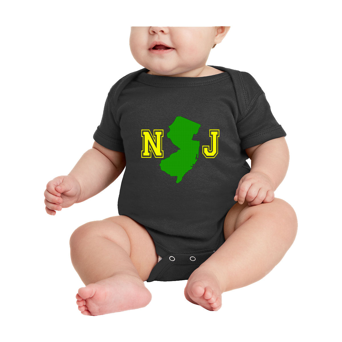 New Jersey NJ Map Baby Onesie